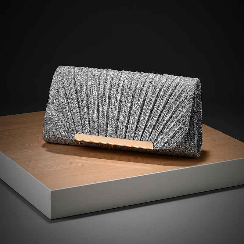 Luxury Wedding Envelop Clutch Bags Fashionable Chic Shiny Evening Bag Manual for Bridal ladies party hand bags