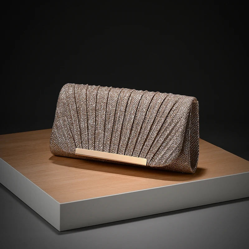 Luxury Wedding Envelop Clutch Bags Fashionable Chic Shiny Evening Bag Manual for Bridal ladies party hand bags